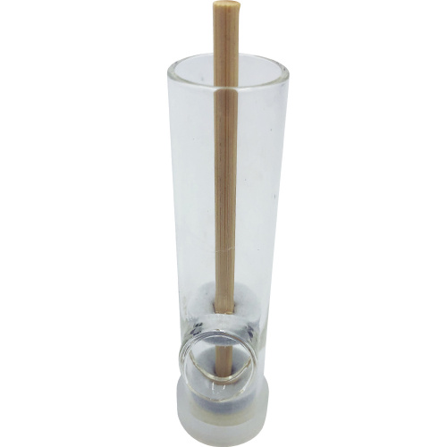 Трубка флобера стеклянная с боковым отверстием для мечения маток с плунжером
